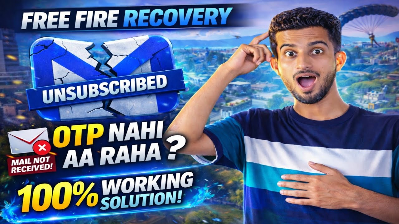 Garena Free Fire Recovery Gmail unsubscribe Problem 🥺 | 100% Solution 🔥#freefire