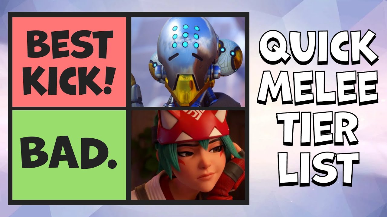 Ranking Every Melee Attack In Overwatch 2