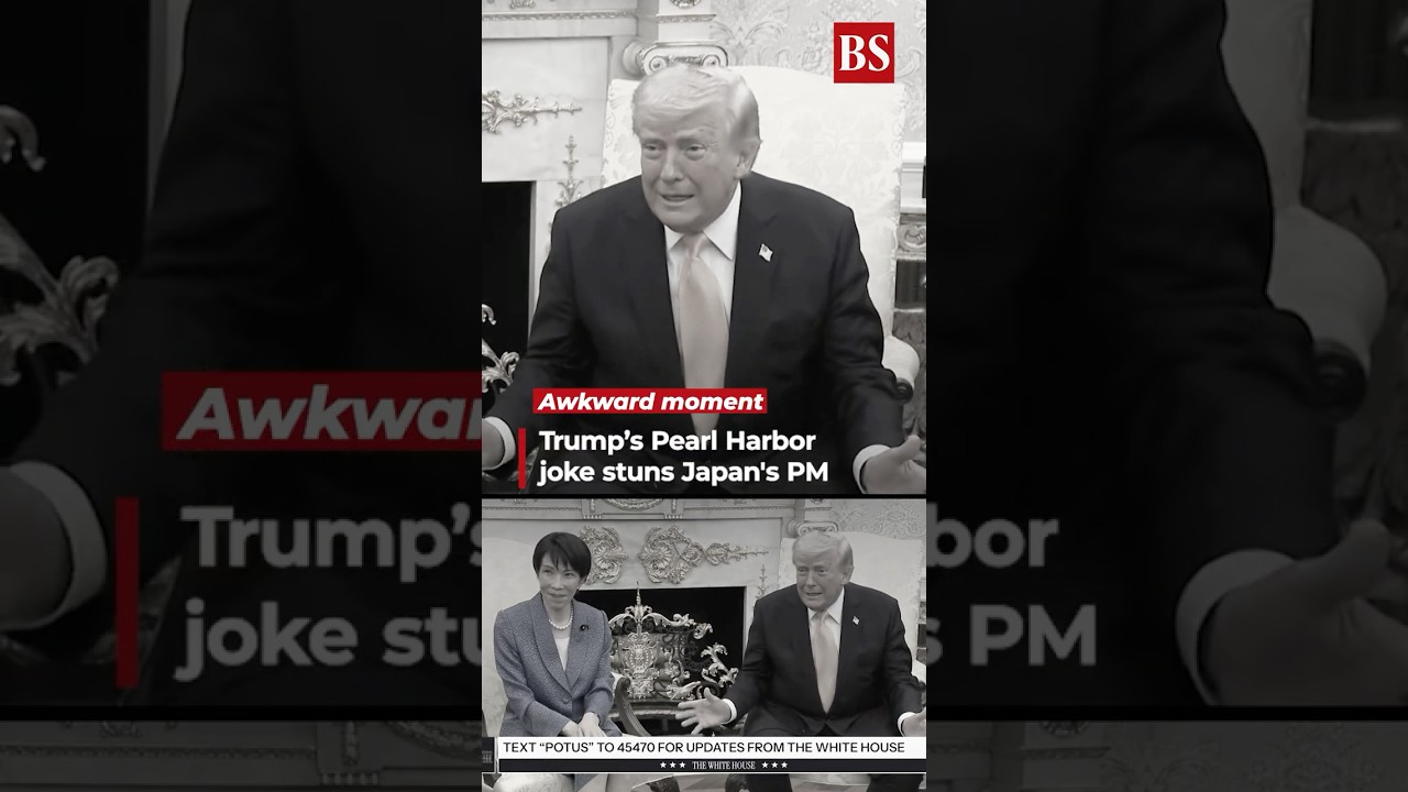 Awkward moment: Trump&rsquo;s Pearl Harbor joke stuns Japan's PM | US-Iran war #viral