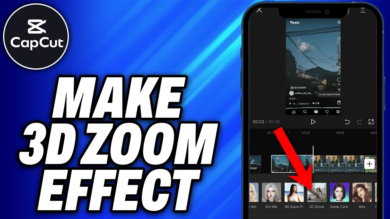 How To Make 3D Zoom Effect in Capcut -Easy Fix