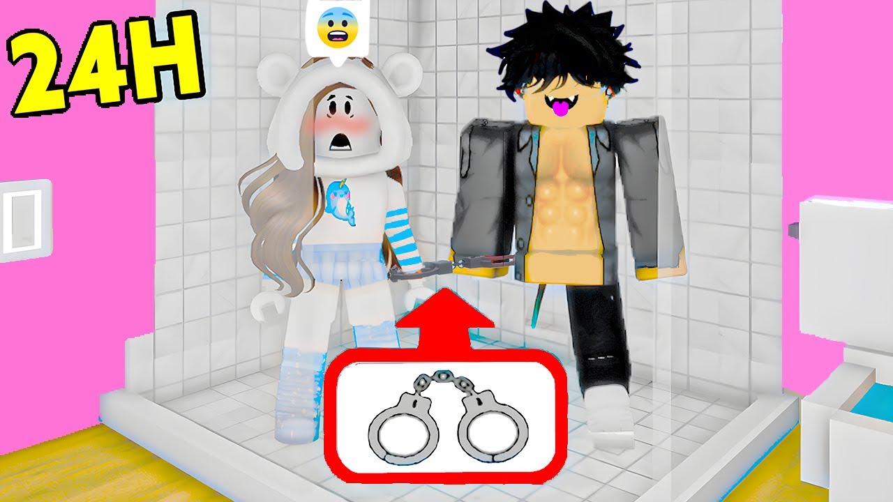 AMMANETTATA CON DEGLI SOCNOSCIUTI PER 24 ORE SU BROOKHAVEN ROBLOX!