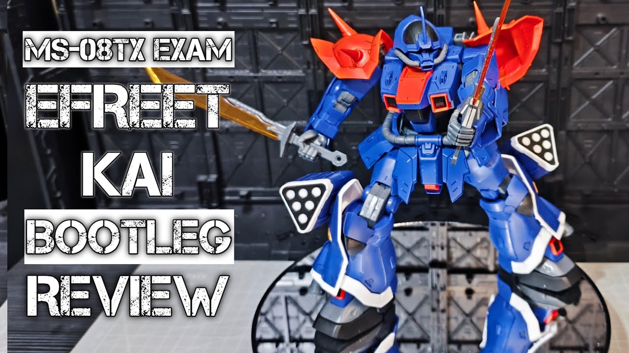 Efreet Nacht RE/100 Build – Stealth Mobile Suit Review
