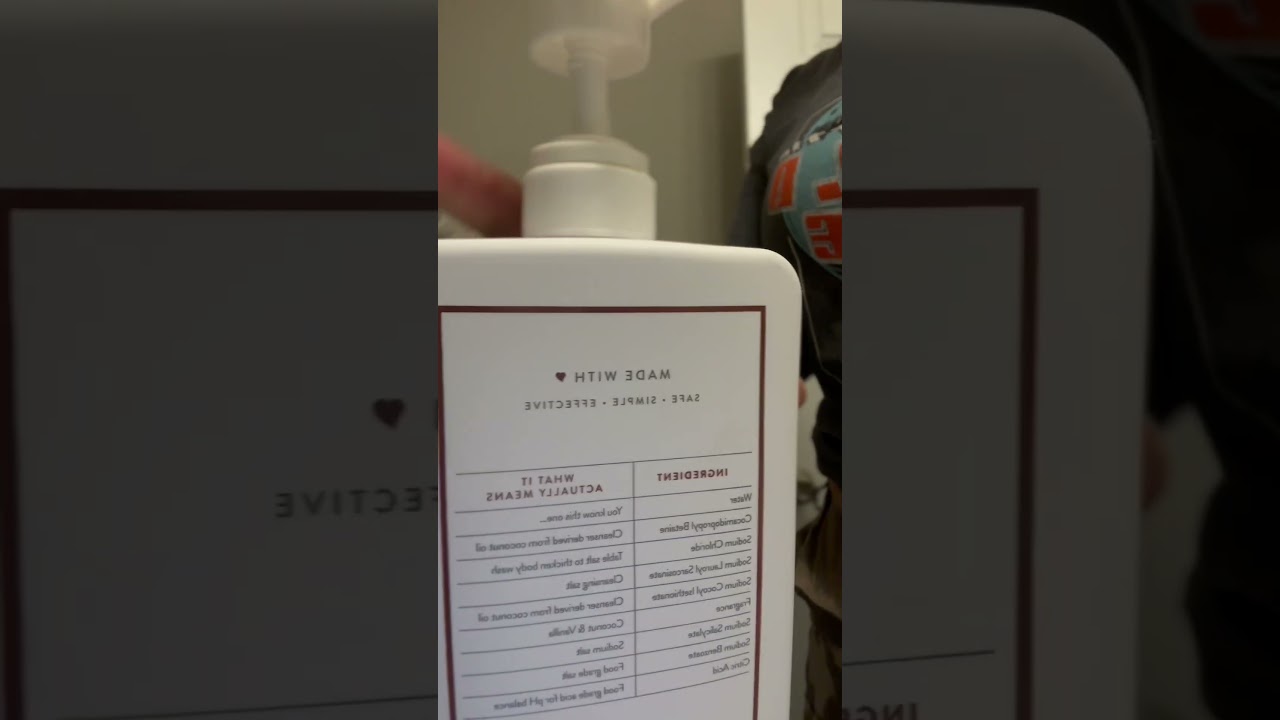 How to open soap pump 101 . #Native #soap #bodywash #opentop #howto