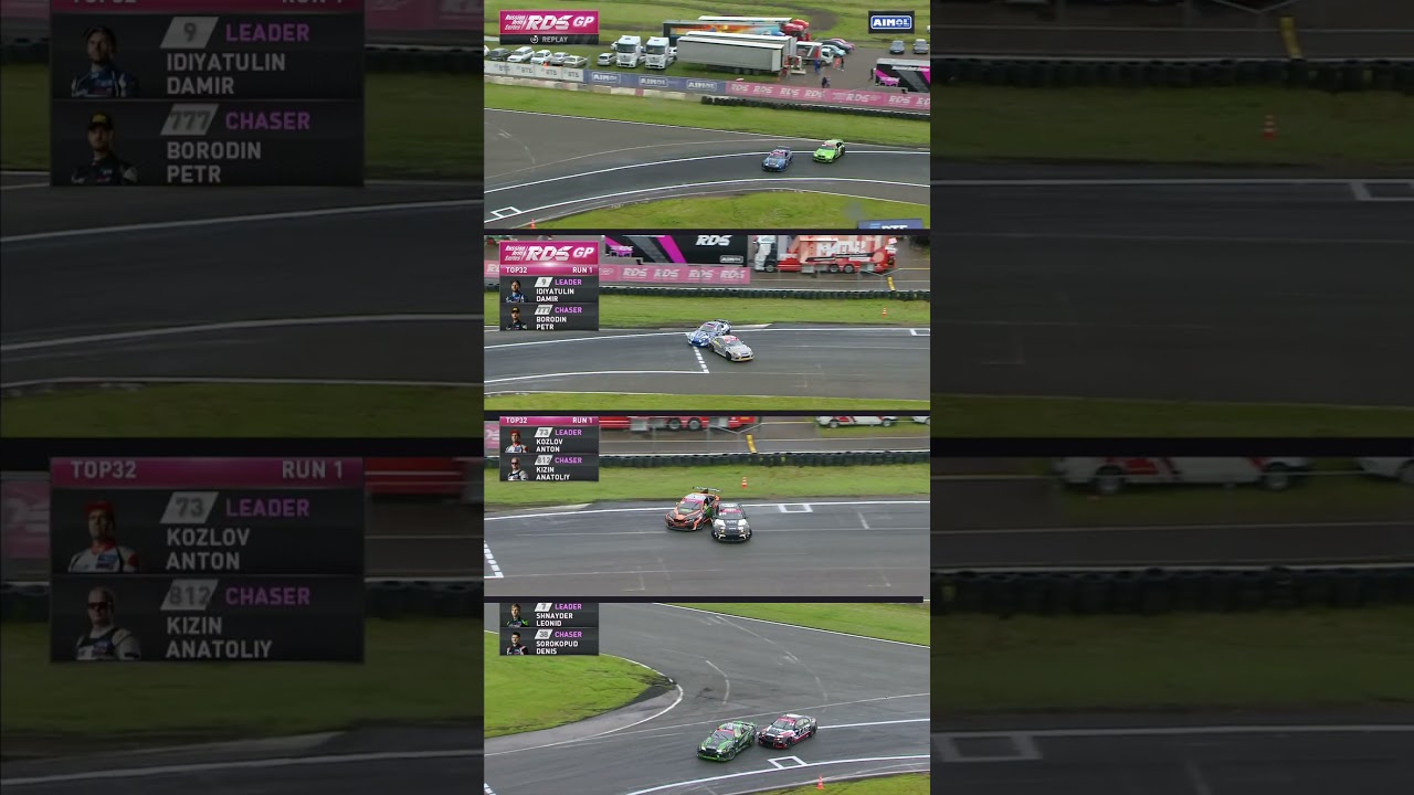 Исполняют постановки в ТОП-32 5 этапа RDS GP 💥 #drift #дрифт #rdsgp #рдс #российскаядрифтсерия
