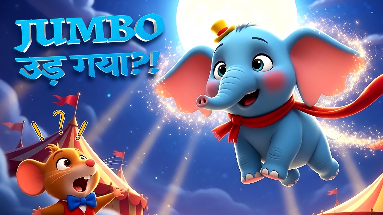 उड़ने वाला हाथी | Jumbo Flying Hindi Kahani | Hindi Cartoon | Moral Stories | Hindi Story | Kahaniya