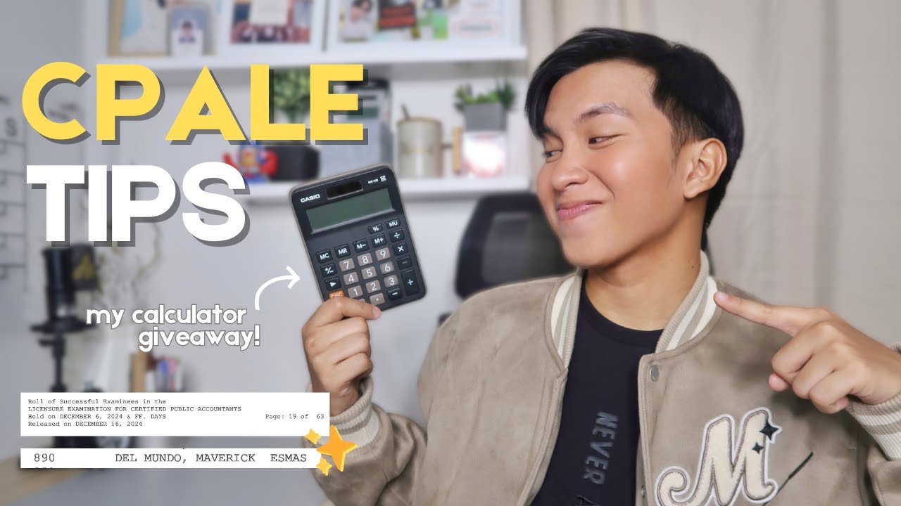 BOARD EXAM Tips & Advice! How I passed the CPALE? + Giveaway