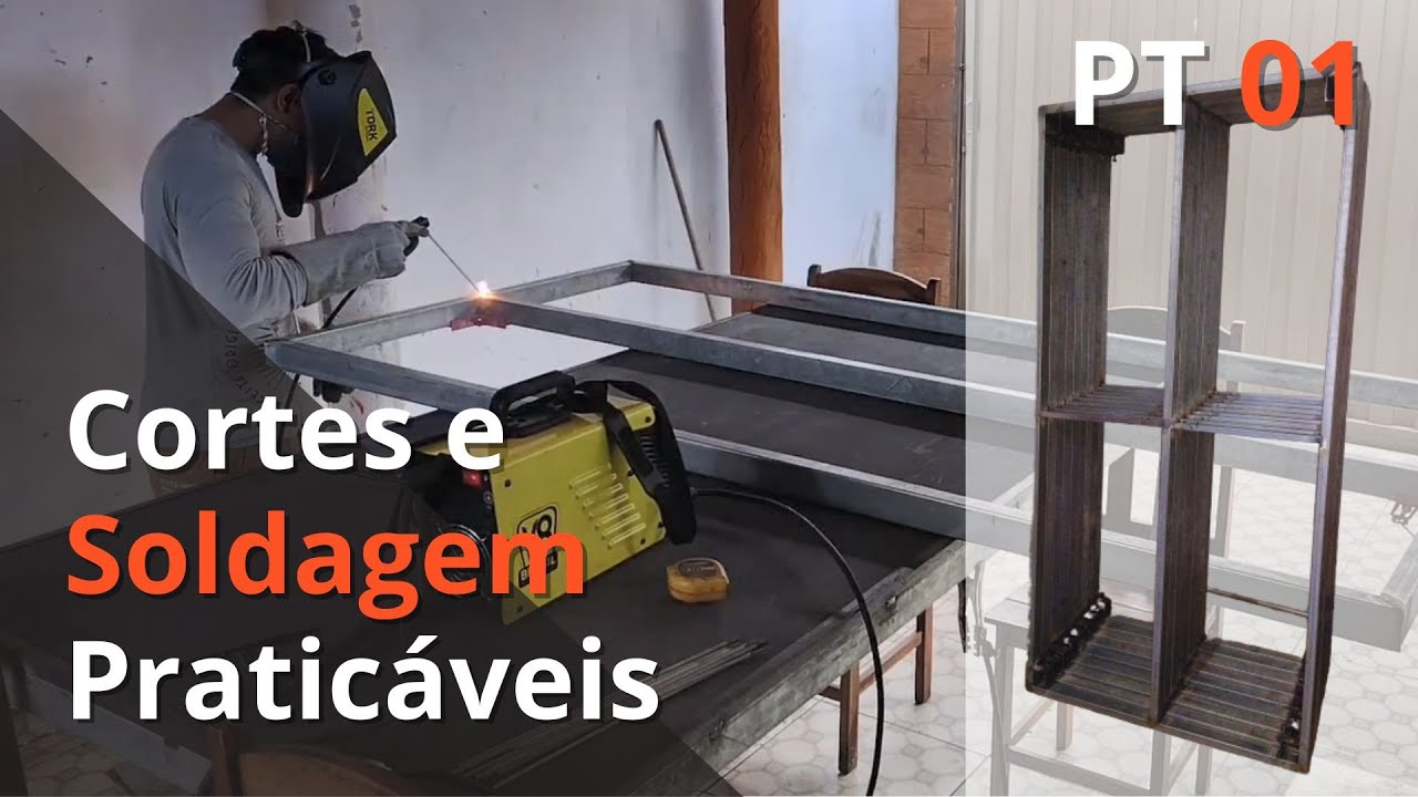 Como fazer Palco Praticáveis - Cortes e Soldagem pt01