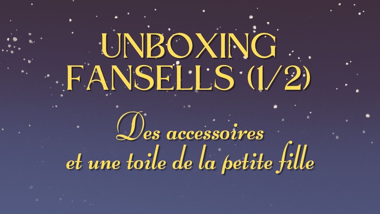 UNBOXING #fansells  (1/2) #crossstitch #pointdecroix