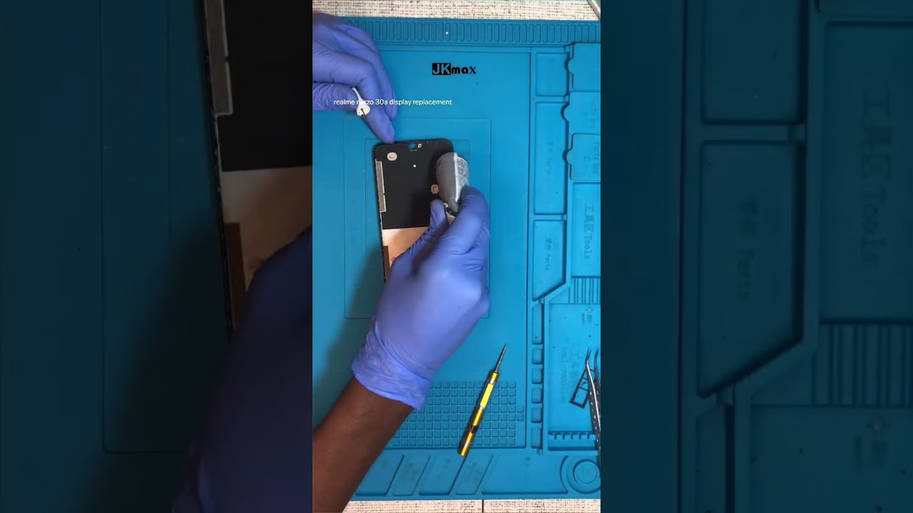 realme narzo 30a display replacement #realme #narzo #mobile #service #tech #shortvideo #reels
