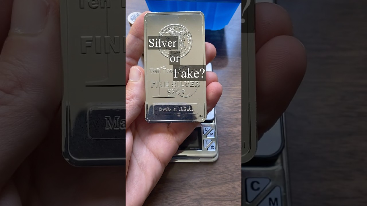 Relative density - Silver Bar - Specific Gravity - at home