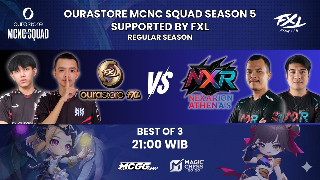 🔴LIVE:  OURASTORE MCNC SQUAD S5 SUPPORTED BY FXL | OURASTORE FXL  VS NEXARION ATHENA'S  | DAY2 #mcgg