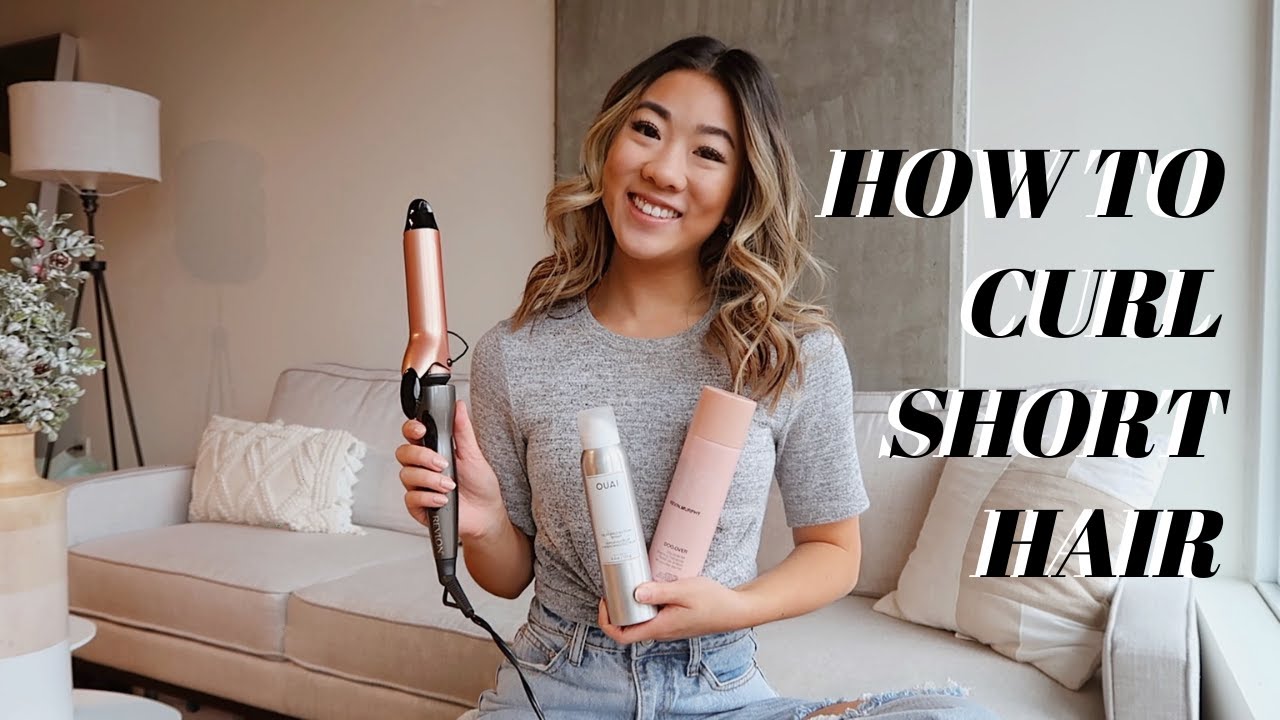 HOW TO CURL SHORT HAIR | Less Than 15 Minutes + Simple
