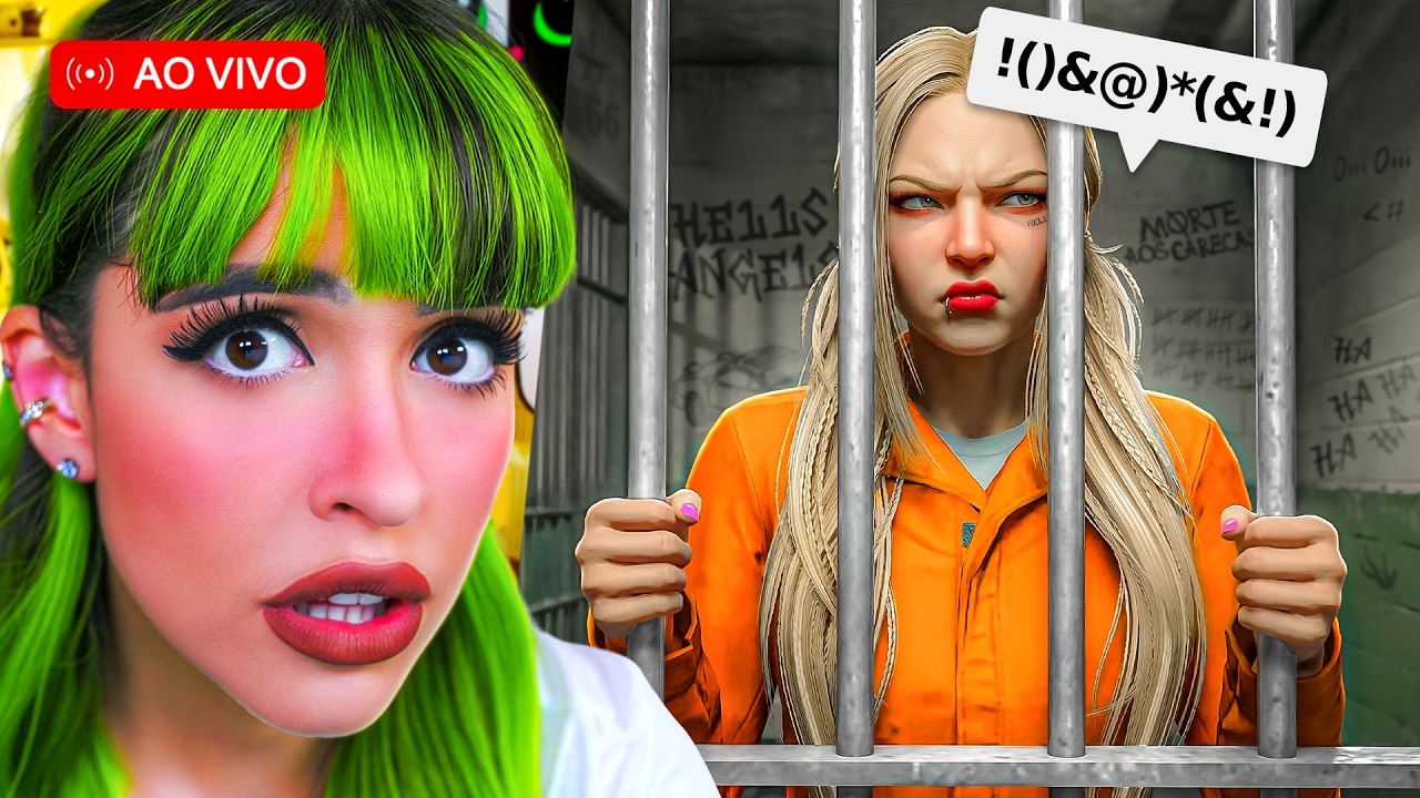 CRISTAL FUGINDO DA CADEIA NO GTA ROLEPLAY! (DIA 1)