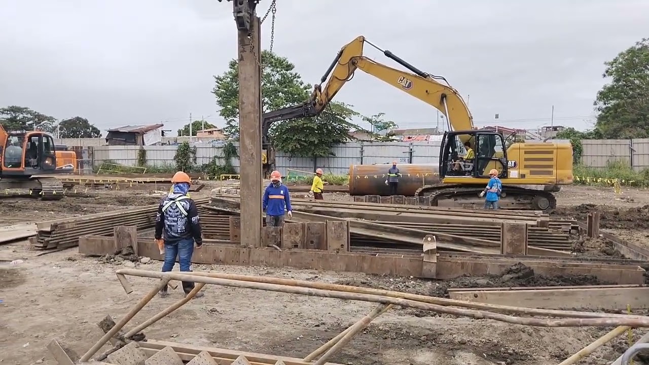Vibro activity para sa Pilecup ng Pondasyon ng PNR Laguna 