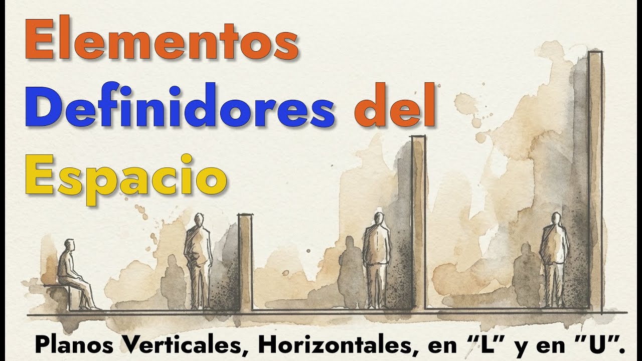 Cómo DEFINIR el ESPACIO y la FORMA:  Elementos VERTICALES y HORIZONTALES