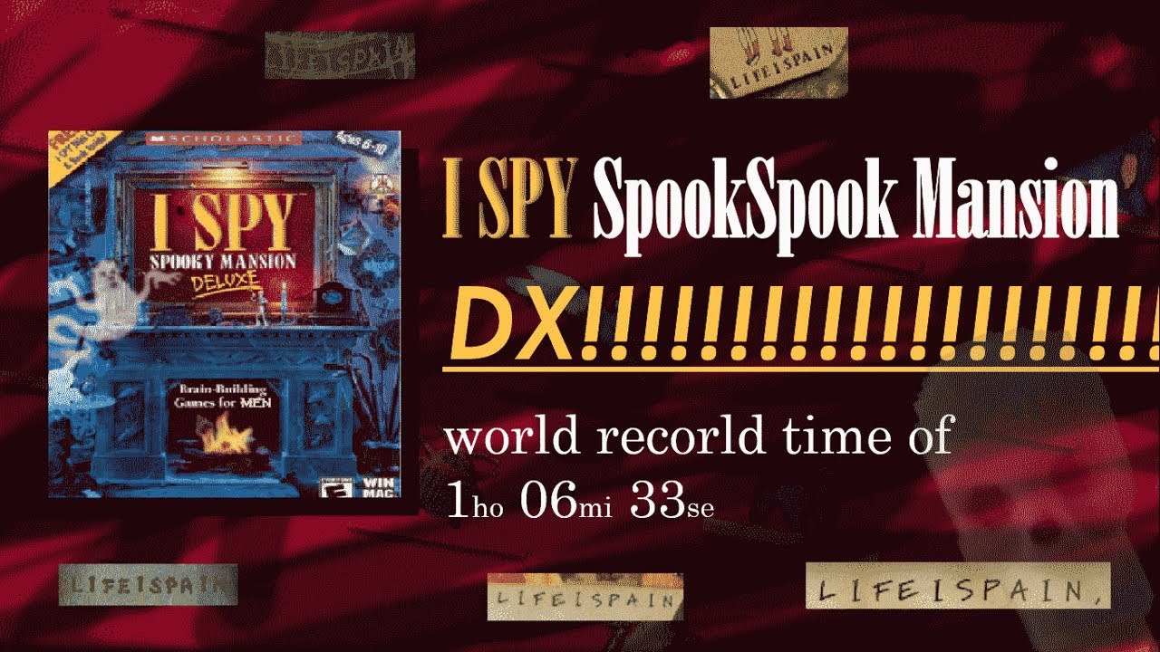 I SPY Spooky Mansion Deluxe All Endings PB/Former WR - 1:06:33.77 (1/2/2022)