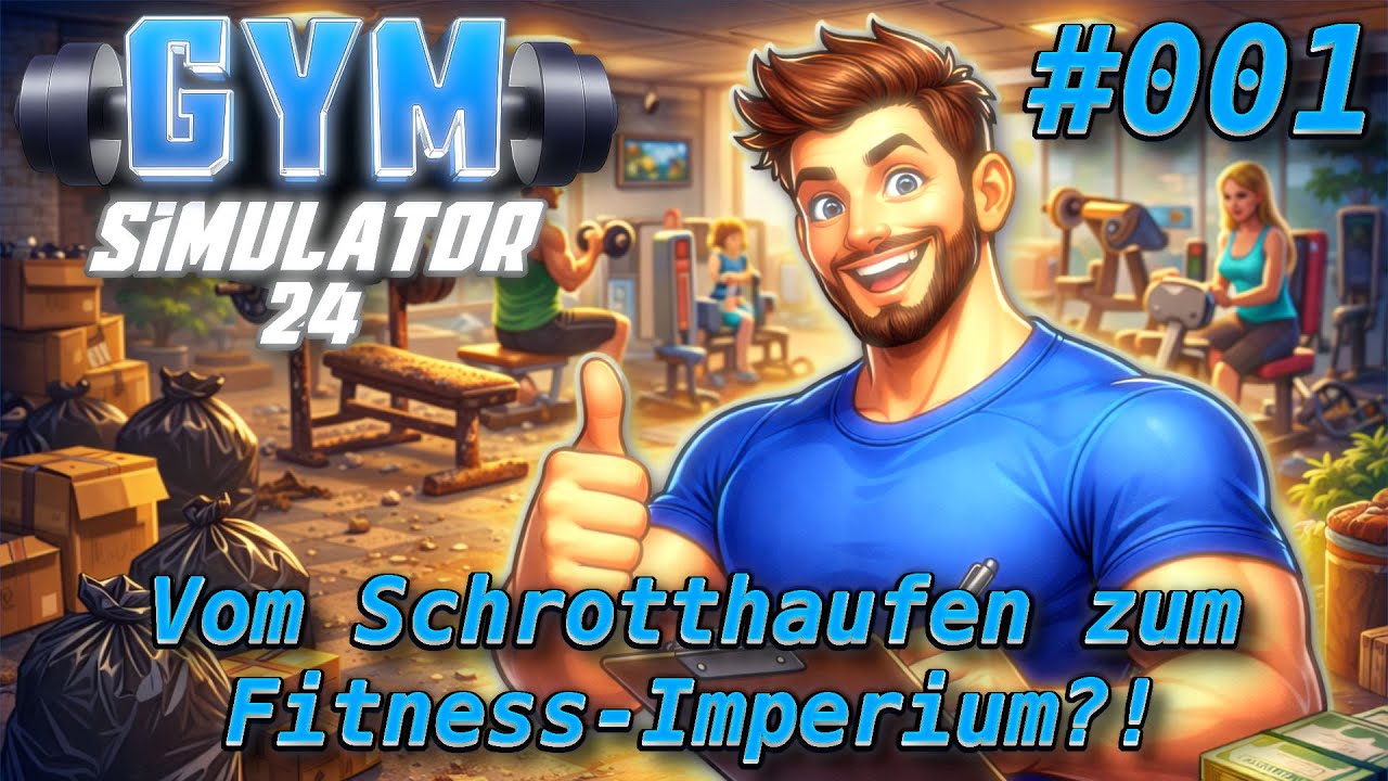 Vom Schrotthaufen zum Fitness-Imperium?! 💪 | Gym Simulator 24 Let’s Play #001