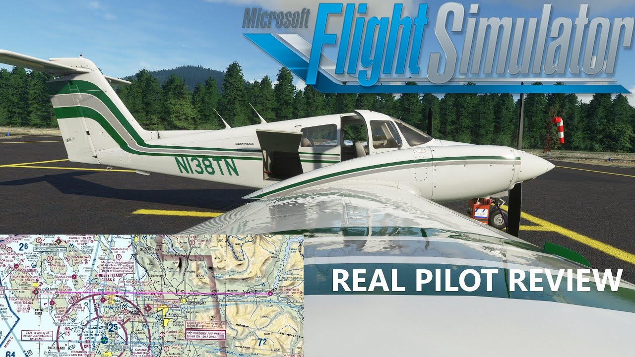 MSFS2020 // REAL PILOT REVIEWS Carenado PA-44 Piper Seminole