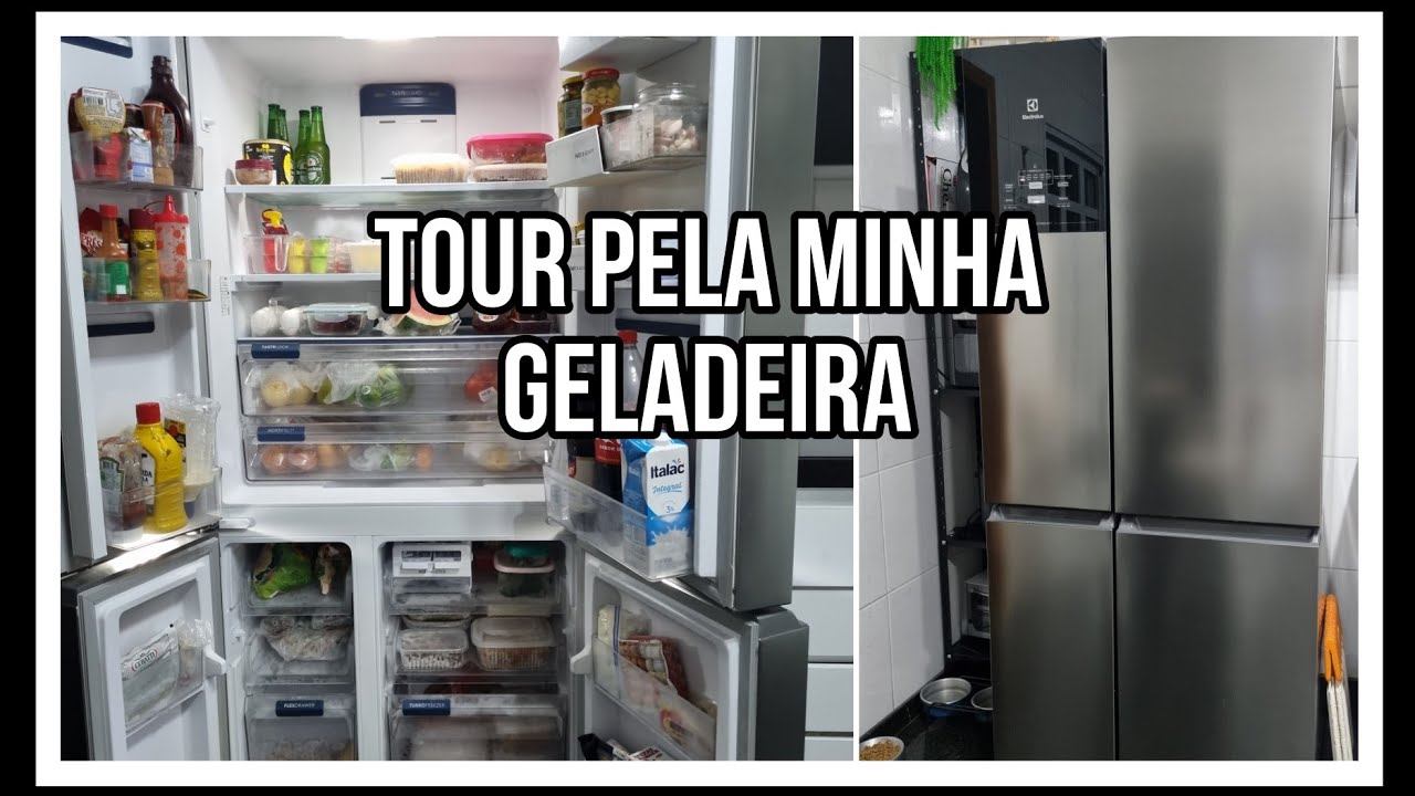 (ASMR Falando Baixinho) TOUR PELA MINHA GELADEIRA