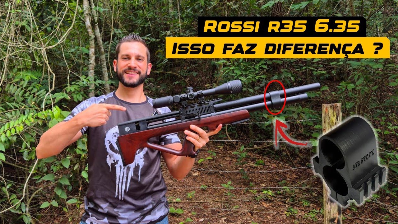 MELHORIAS NA CARABINA R35 6.35 - ISSO FAZ TODA DIFERENÇA