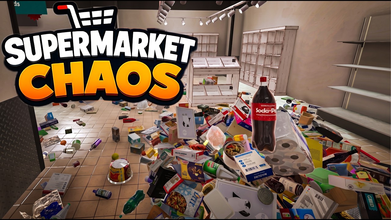 Наводим порядок в полностью разрушенном супермаркете | Supermarket Chaos | Часть 1