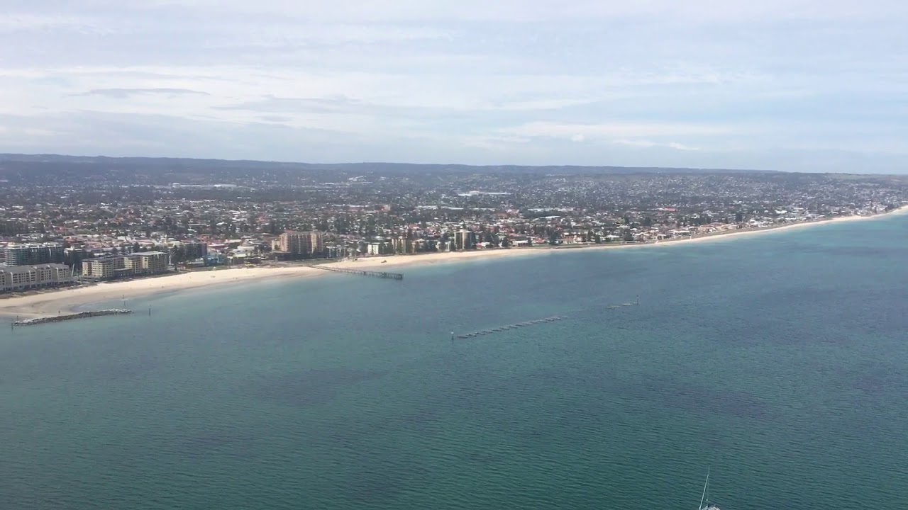 Landing at Adelaide Airport - Over The Water