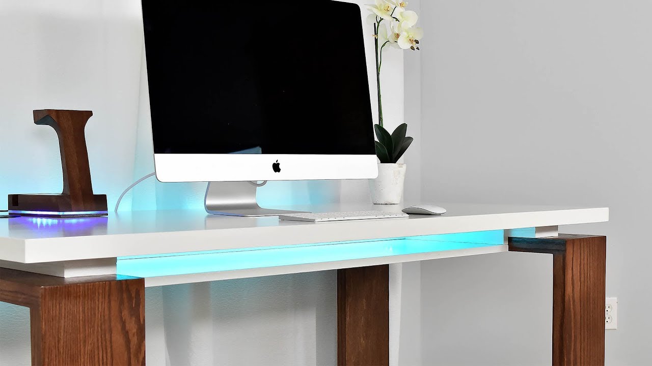 How to Make a Modern Desk with a Large Workspace – DIY Guide