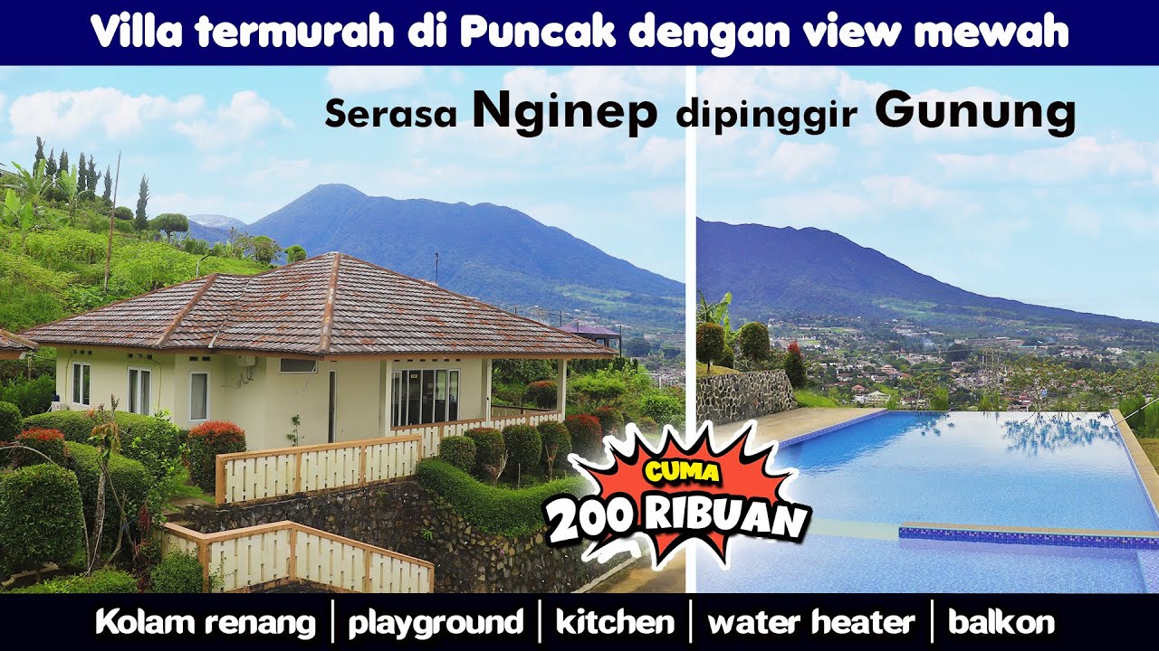 Info Terbaru Villa Murah di Puncak Bogor dibawah 500 ribu | Adang Zecky Resort Puncak