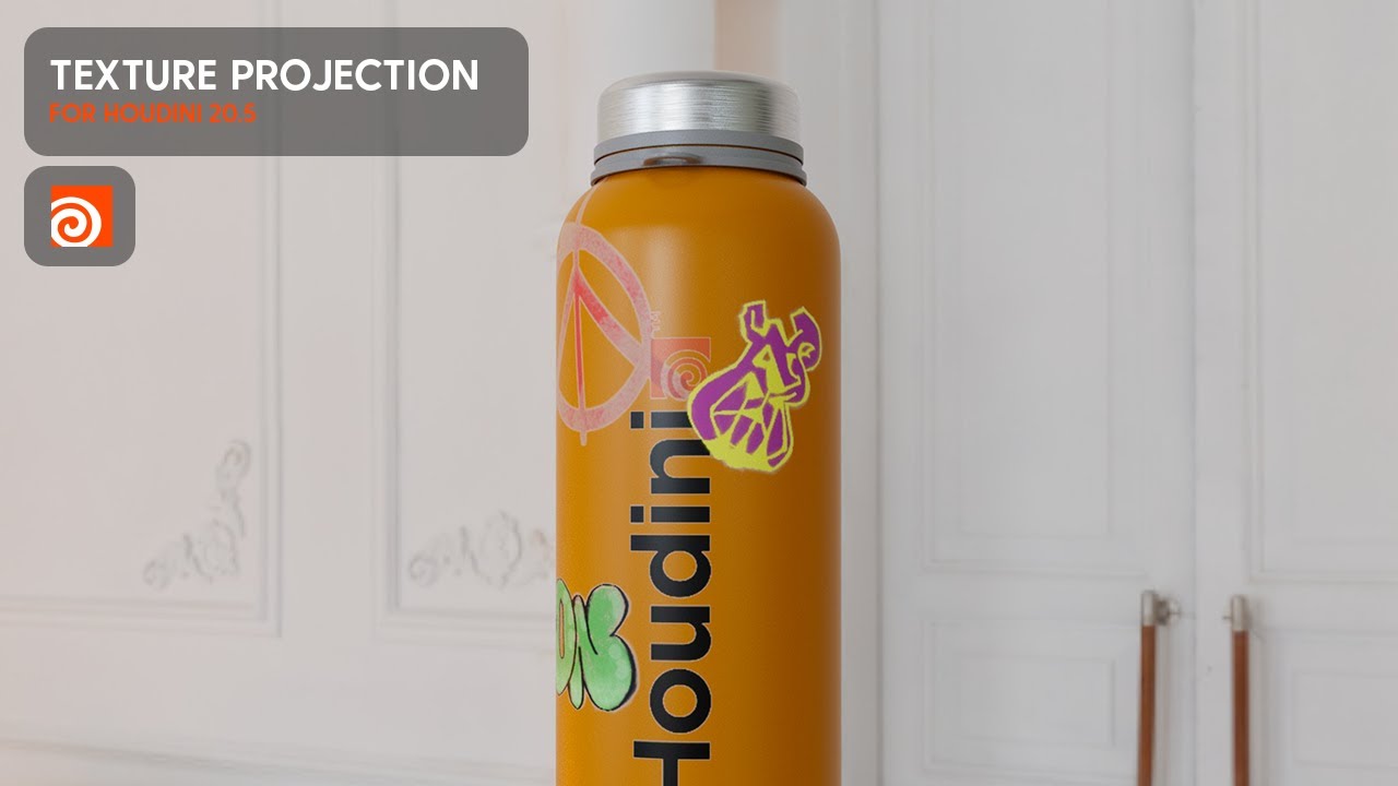 Инструмент проецирования текстур для Houdini 20.5