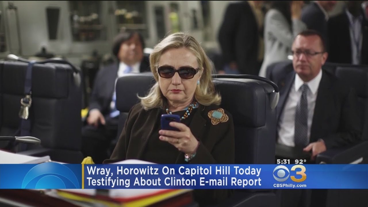 Wray, Horowitz On Capitol Hill To Testify About Hillary Clinton E-Mail Report