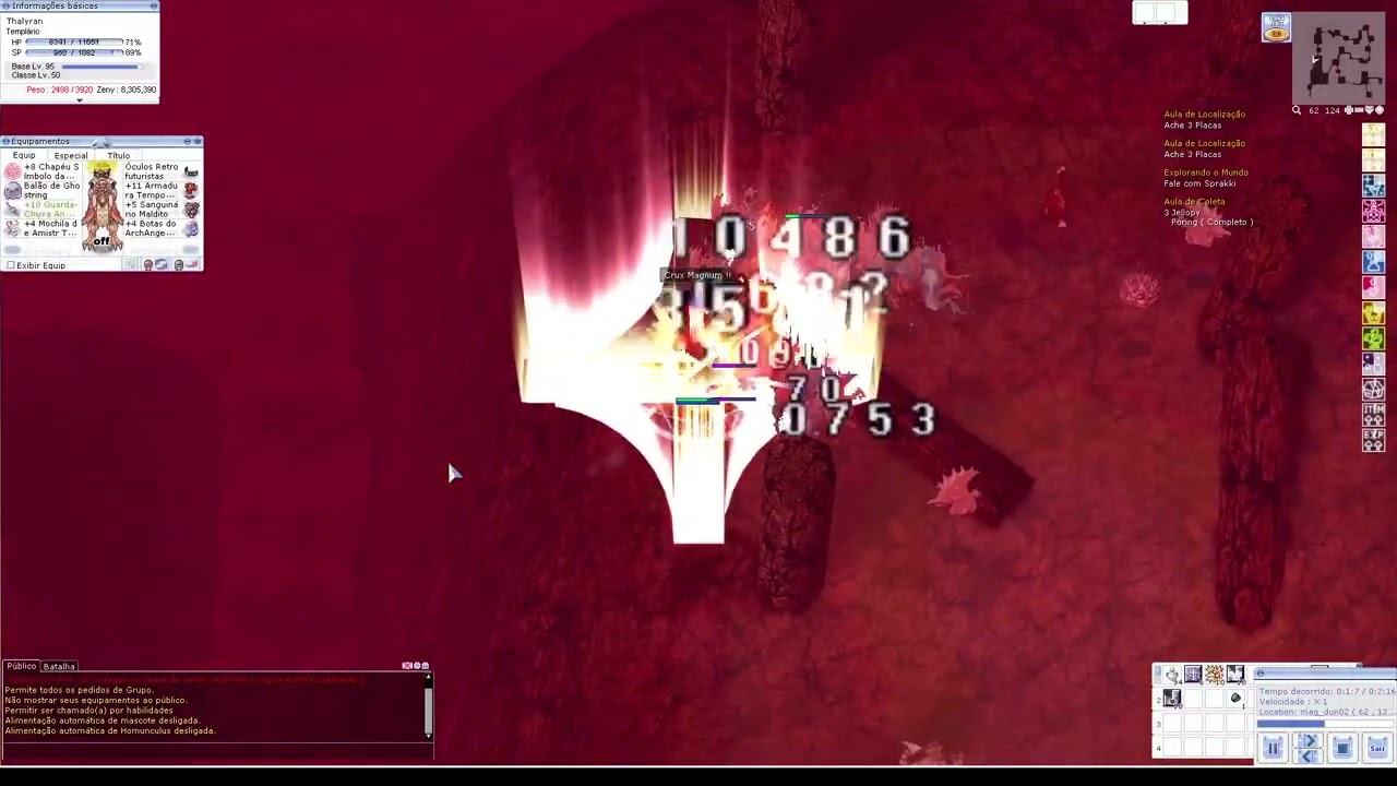 Ragnarok Online LATAM - Templário GC - Caverna de Magma