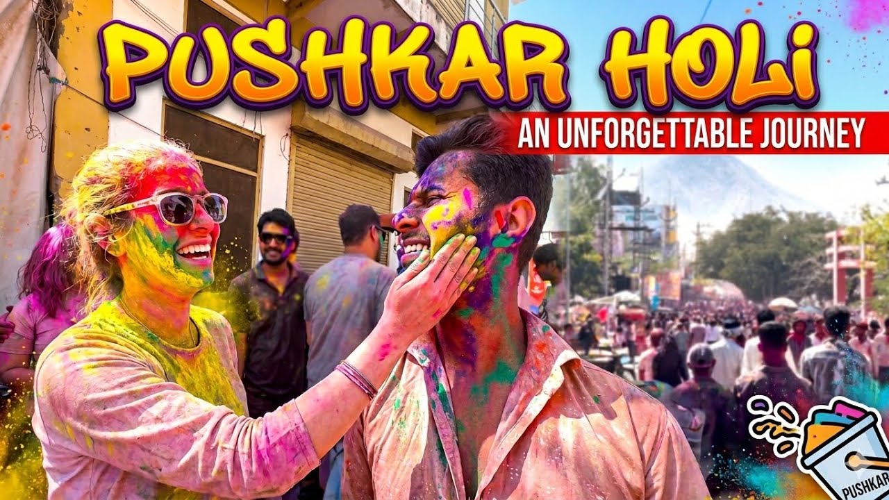 Pushkar Holi mein yeh kya hua😱😱 yeh kon mila Pushkar holi mein😍❤️