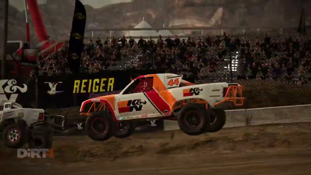 DiRT 4_ Stadium Truck Race _ cockpitcam G29 no osd + Replay