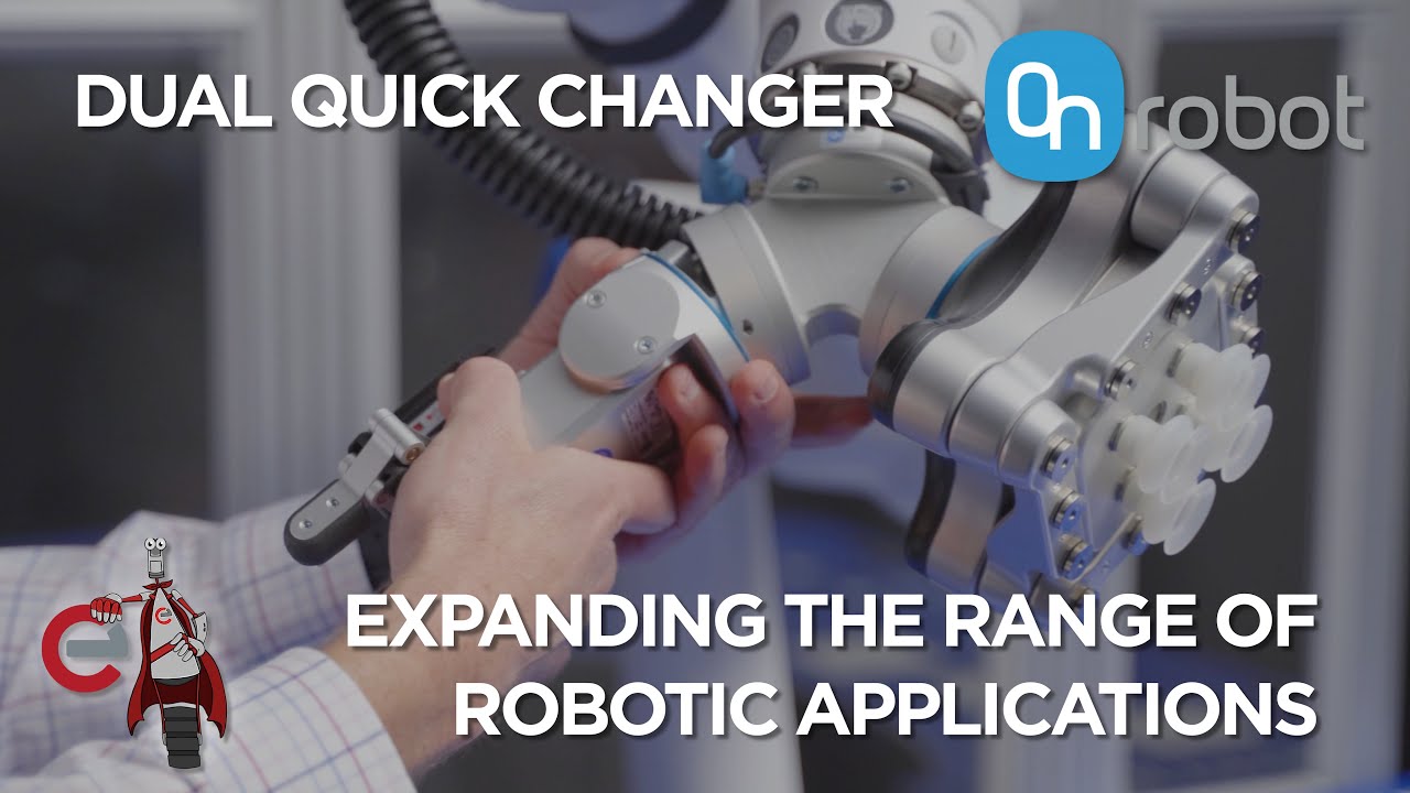 OnRobot's Dual Quick Changer Simplifies Robot Deployment For Multitask Applications
