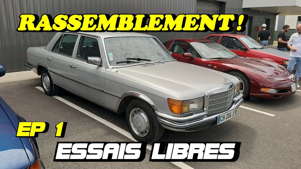 Mercedes W116, BMW 735i et Toyota AE86 ! Le Rassemblement Essais Libres avec les proprios Ep1