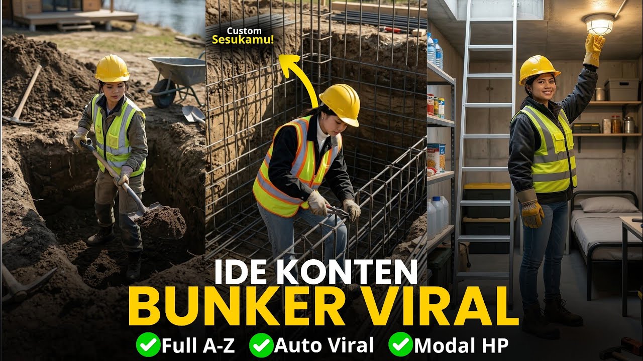 🔥 LAGI VIRAL! Cara Bikin Video AI Timelapse Bunker Pakai HP (Step by Step dari Nol)