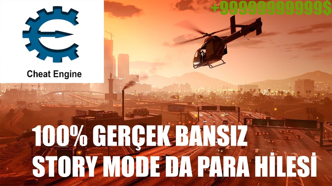 GTA 5 STORY MODE DA CHEAT ENGİNE İLE ÇOK BASİT VE HIZLI PARA HİLESİ