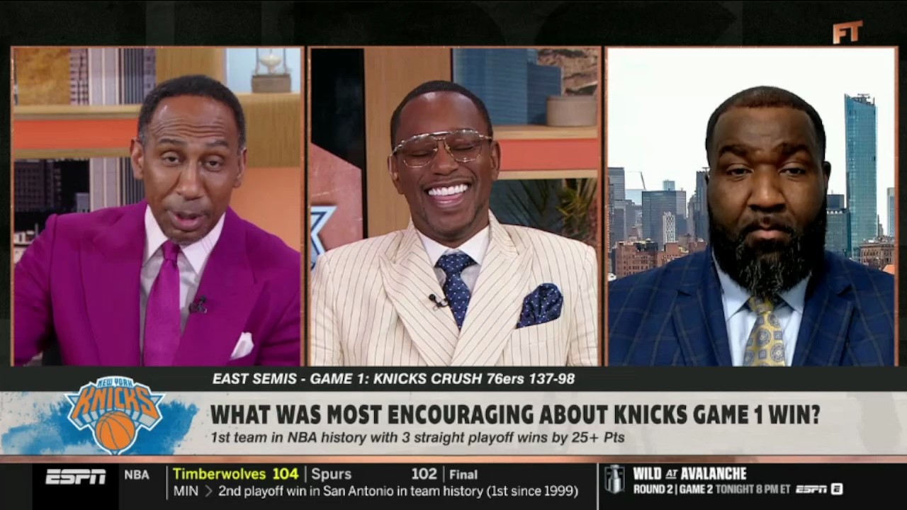 FIRST TAKE | You owe Mike Brown a PUBLIC apology! -  Cam&rsquo;ron mocks Stephen A. after Knicks win Gm 1