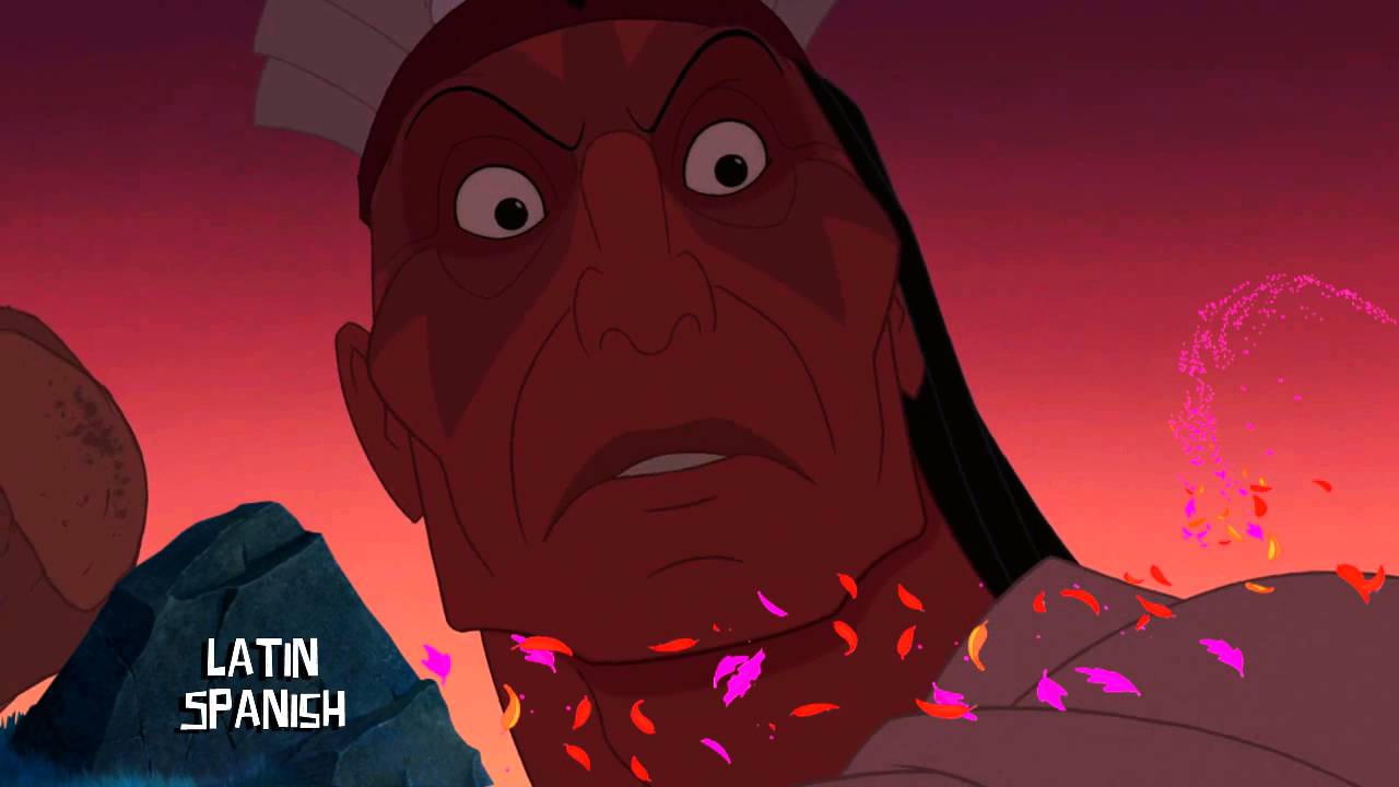 Pocahontas : No! - One Line Multilanguage