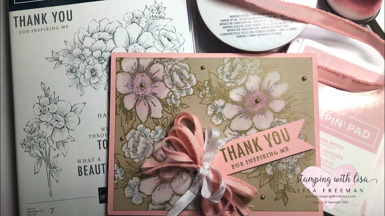 Whitewash Technique With Blessings of Home Stamp Set!!