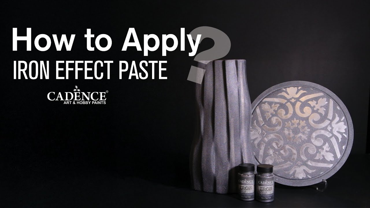 How to Apply Cadence Iron Effect Paste? | How to Create Realistic Cast Iron Texture
