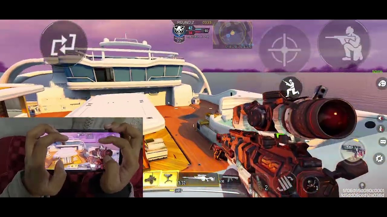 6.》Everyday Rank Grind AK117 and Sniper》~6 FINGERCLAW ON MOBILE ✋️📸 Handcam #codm 