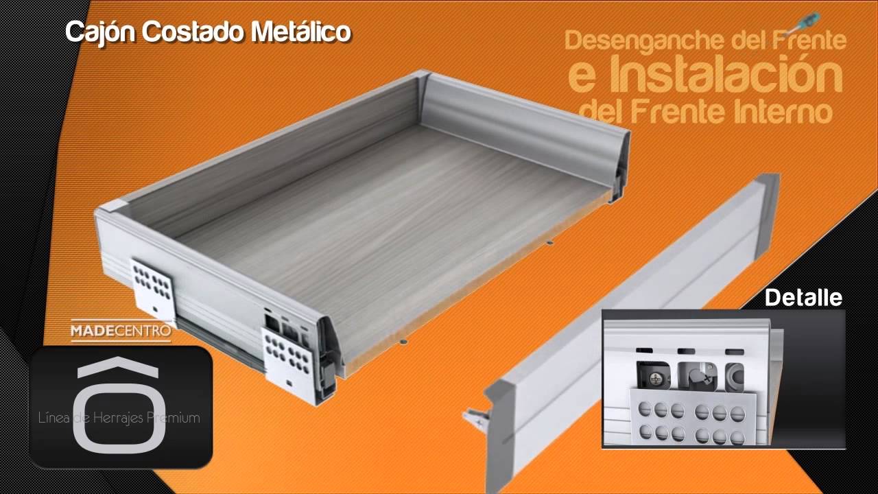 CAJÓN COSTADO METÁLICO- Bonuit- Madecentro