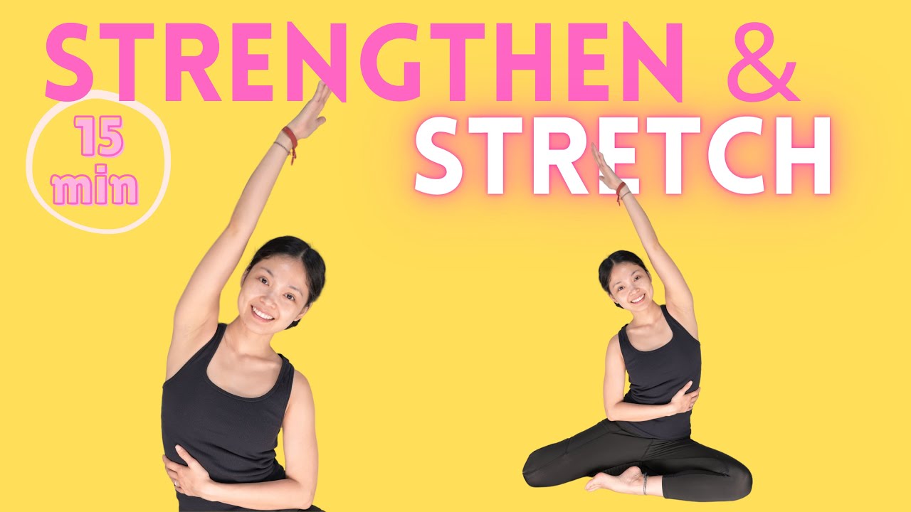 STRETCH & STRENGTHEN | 15 MIN Total Body Pilates Workout