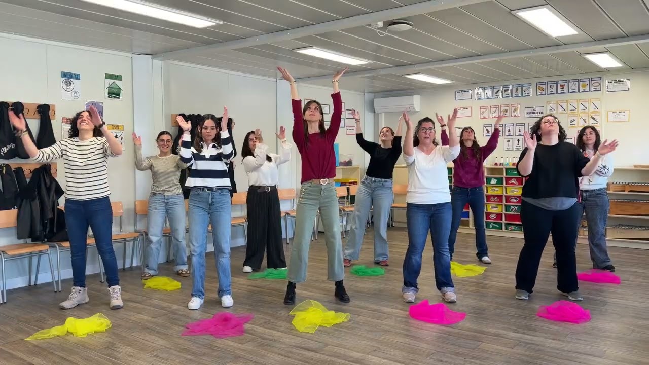 Percussió corporal #8M. Sí, sóc jo.