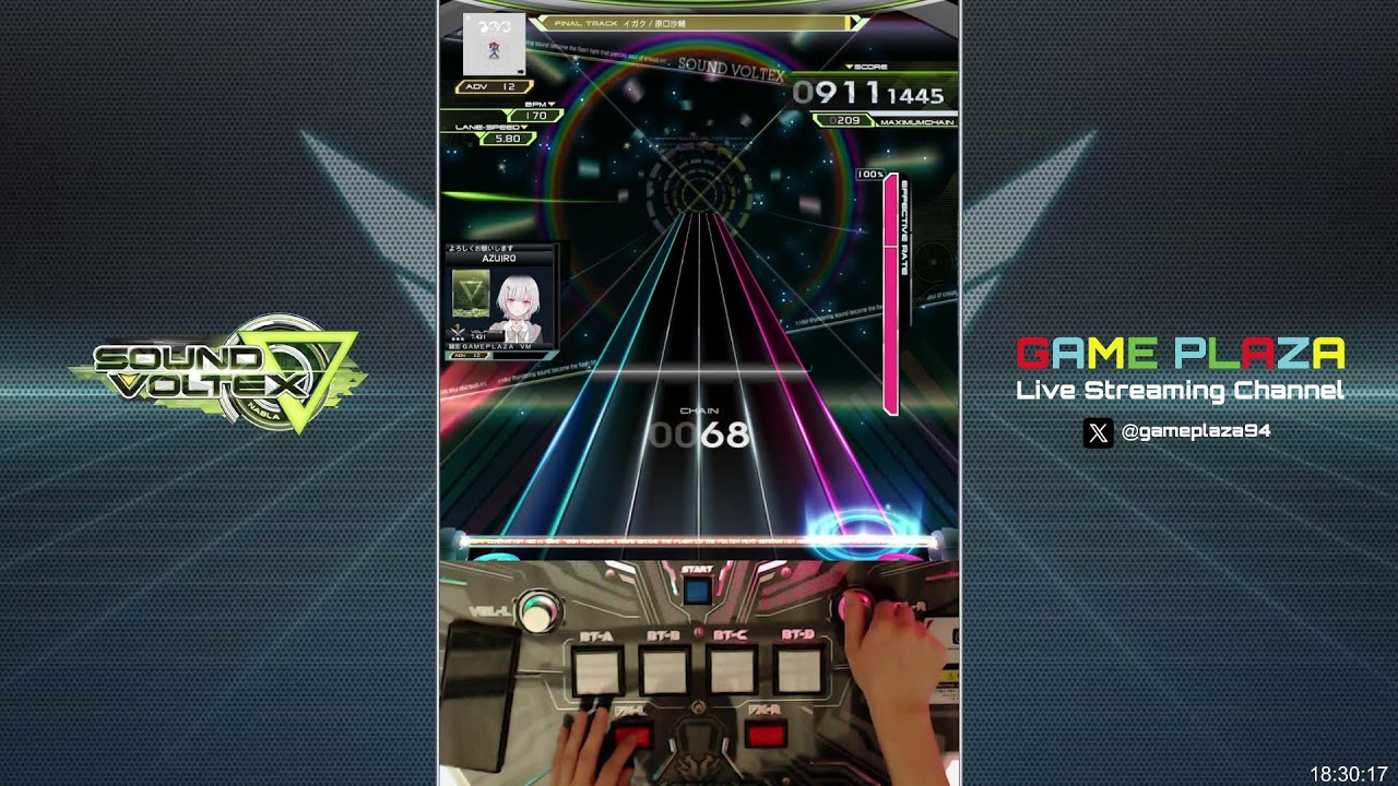 광주 게임플라자 SOUND VOLTEX VM (1번기) LIVE