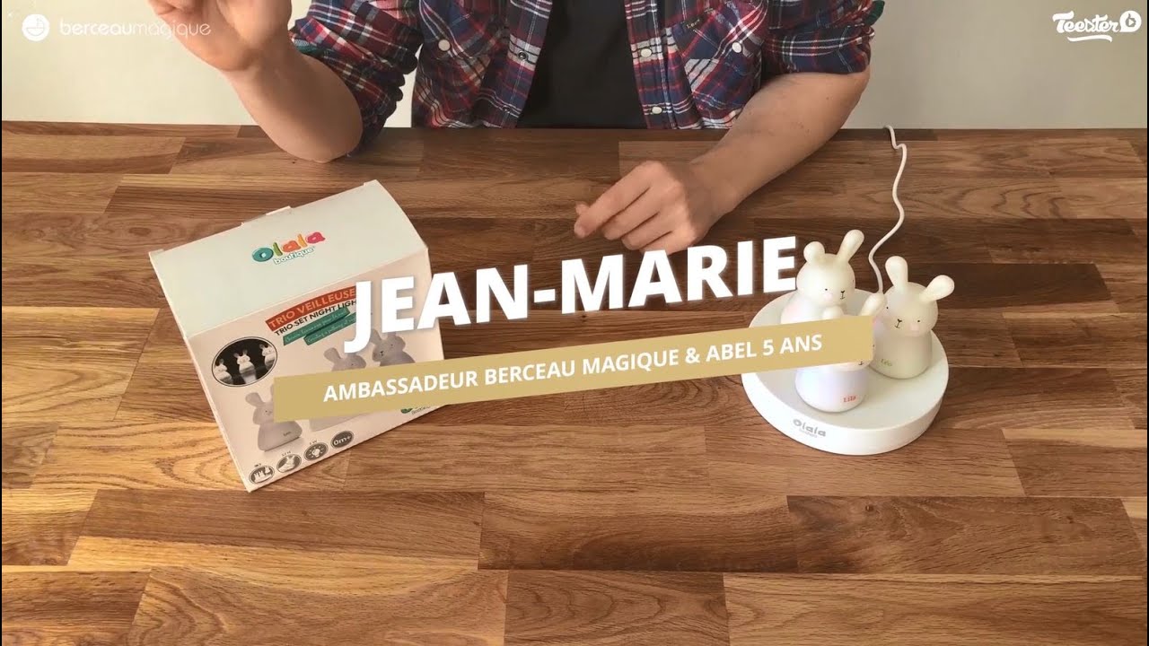 L'avis de Jean-Marie - Client Berceau Magique - Lot de 3 veilleuses