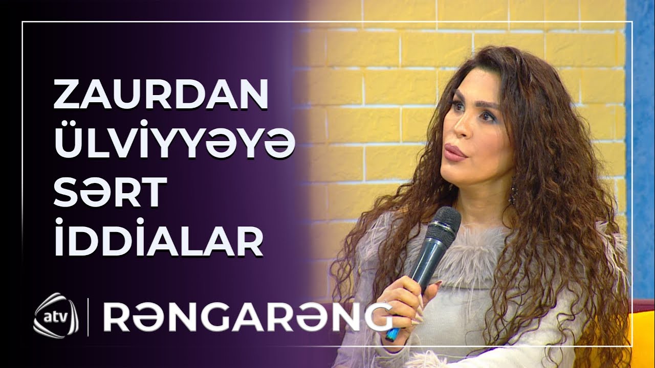 Ülviyyə Şəbnəm ilə REYTİNQƏ GÖRƏ bir efirə çıxmaq istəyib? / Rəngarəng