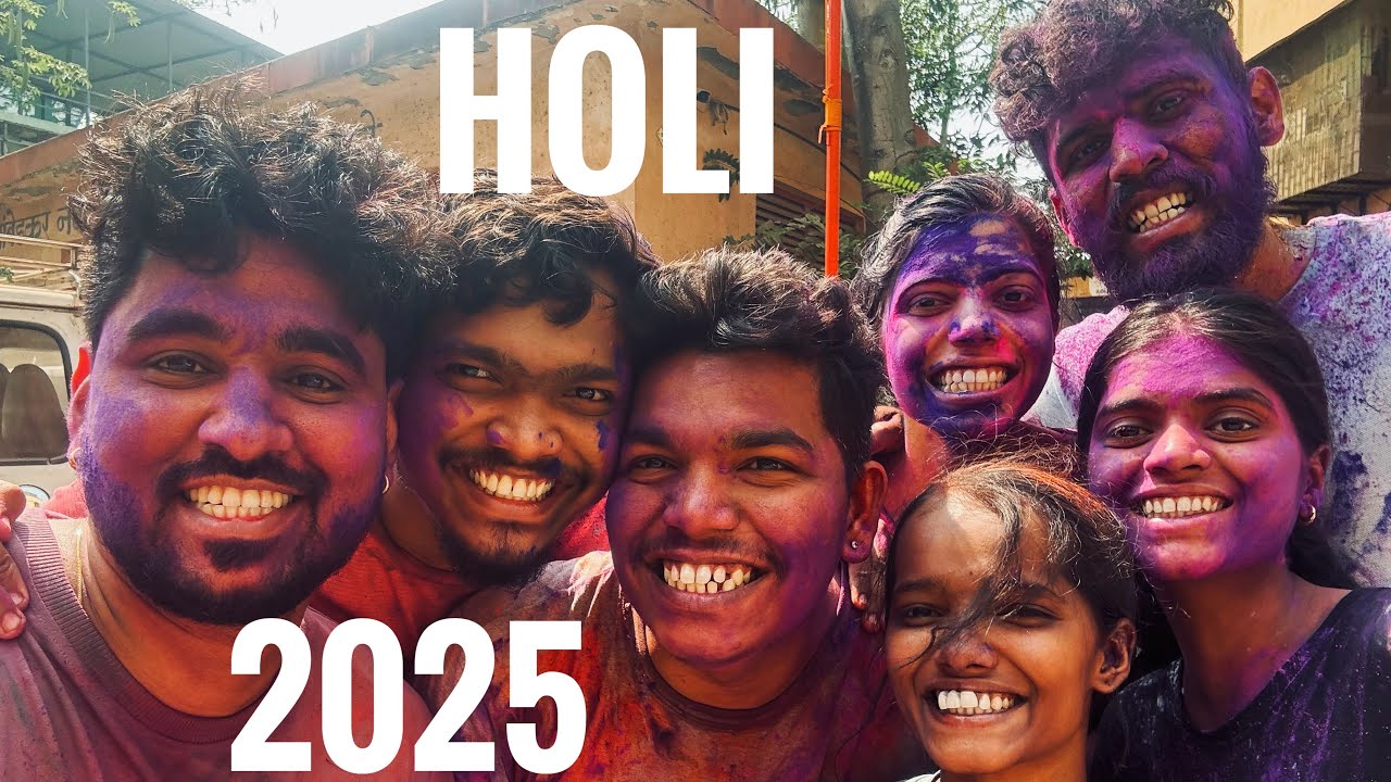 Happy Holi ♥️ Eggs🥚ke sath holi 🎨🟤🟣#holispecial #youtubeindia #vlogs #pagalpanti