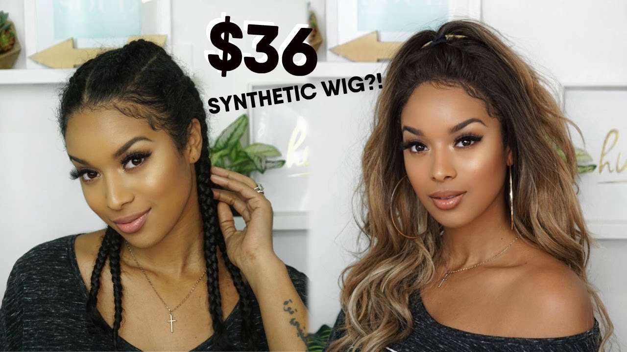 DID I SLAY THIS $36 SYNTHETIC WIG?! - VIRGIN HAIR DUPE? | BEYONCE VIBES